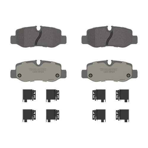 OEX Rear Disc Brake Pad Set Premium Semi-Metallic | WAGOEX1893M