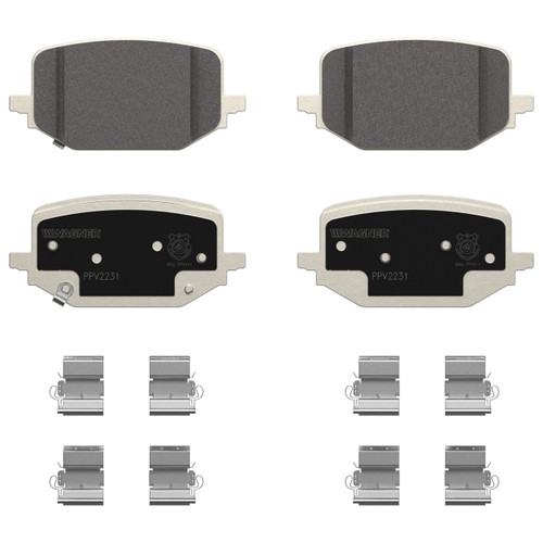 Police Pursuit Vehicle Rear Disc Brake Pad Set | WAGPPV2231