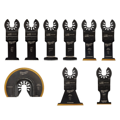 OPEN-LOK 9 Pcs Oscillating Multi-Tool Blade Set | MET49-10-9113