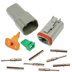 SET 20-16 AWG 4-Way Deutsch DT Connector Combo Pack | 1137862-91