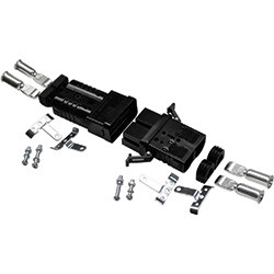 SET 350A Series 4/0 AWG Black Weatherproof Modular Connectors | 11335790-91