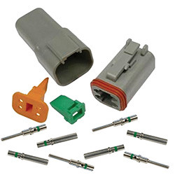 SET 16-14 AWG 4-Way Deutsch DT Connector Combo Pack | 1137872-91