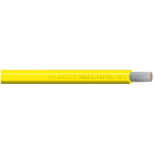 25' 14 AWG Yellow Boat Cable Wire | 1139014-7-44