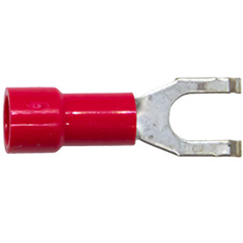 7 PCS 22-18 AWG #8 Vinyl Insulated Flanged Spade Connectors | 1131734-BP