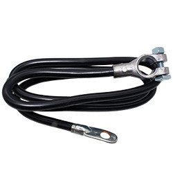 4 AWG 53" Black Top Post Battery Cable | 1136209-0-BP