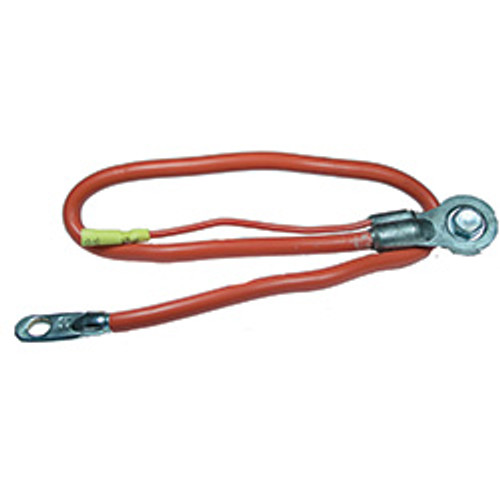 4 AWG 30" Red Side Post Battery Cables with Lead | 1136231-BP