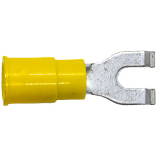 5 PCS 12-10 AWG #6 Vinyl Insulated Flanged Spade Connectors | 1131933-13