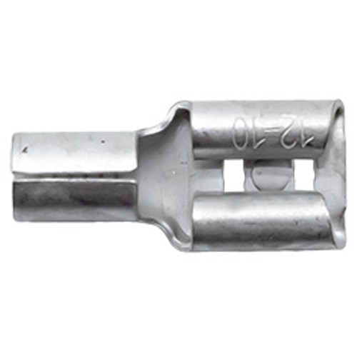 50 PCS 12-10 AWG .250 Non-Insulated Butted Female Quick Connectors | 1132555-15