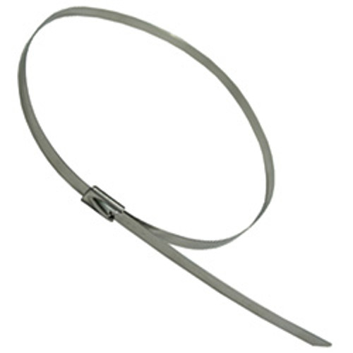 25 PCS 14" 120 lb Stainless Steel Cable Tie | 1137272-34