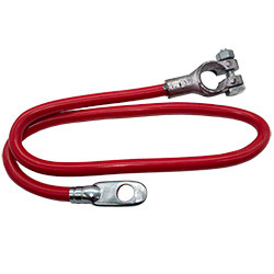4 AWG 25" Red Top Post Battery Cable | 1136204-5-BP