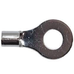 12-10 Ga 1/4" Non-Insulated High-Temp Ring Connector | 1139306-BP