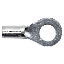 50 PCS 22-18 AWG #8 Non-Insulated Brazed Ring Connectors | 1132604-15