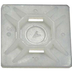 25 PCS #6 Adhesive-less Mounting Pads for Cable Tie - Natural | 1137080-PK