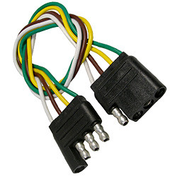 16 AWG 12" 4 Pin Trailer Connector | 1131873-BP