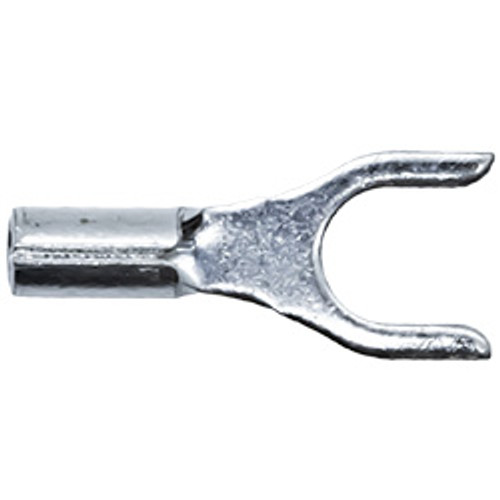 50 PCS 22-18 AWG #10 Non-Insulated Butted Spade Connectors | 1132325-15