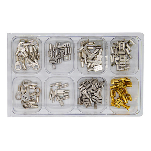 100 PCS Non-Insulated Terminals Kit | 1136NI-E