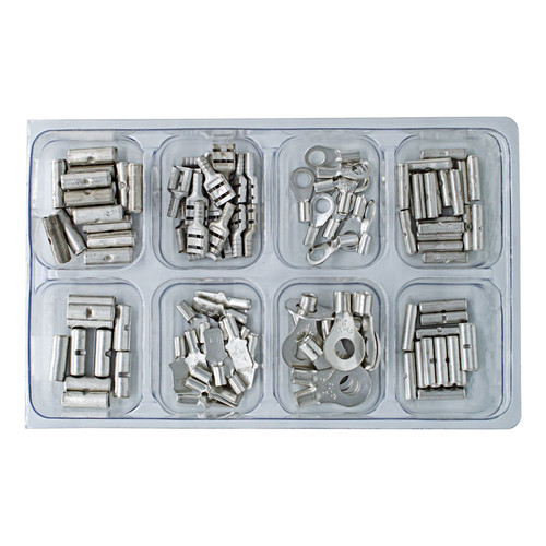100 PCS Non-Insulated Terminals Kit | 1136U-E