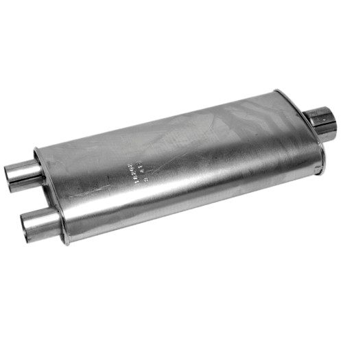 SoundFX Direct Fit Exhaust Muffler 3" Inlet (ID) 2.25" Outlet (ID) | WEX18202