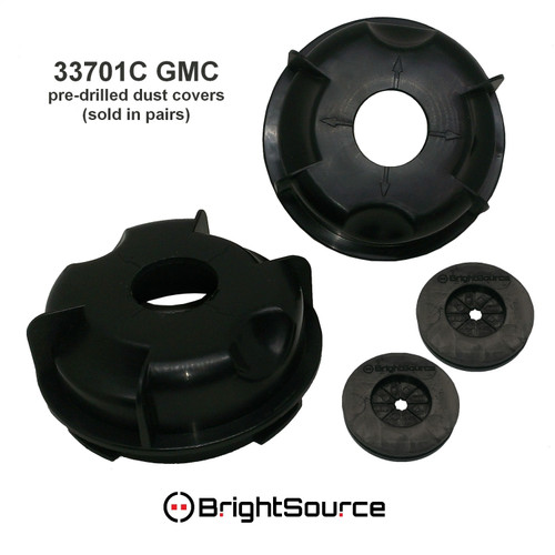 Head Light Dust Cap, Dust Cap, Pre-Drilled, Pair | BRI33701C