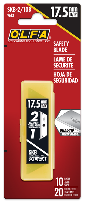 Dual-Edge Safety Blade, Pack of 50 | OLFSKB-2/50B