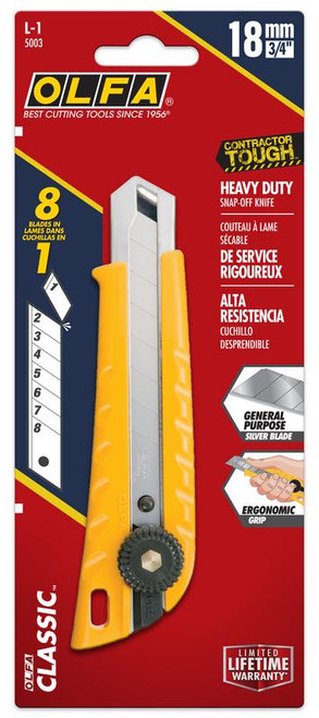 18mm HD ratchet-lock knife -4pk | OLFL-1/CP4