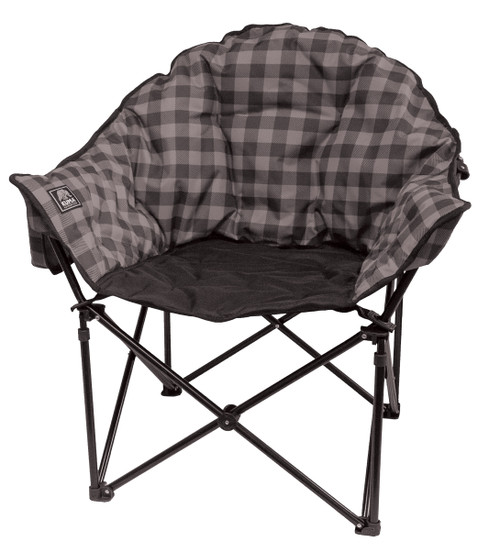 Lazy Bear Chair - Grey/Black Plaid | 084433-KM-LBCH-GPB