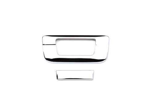 Tailgate Handle Cover, Chrome, w/o keyhole, Sierra/Silverado | 76P401089