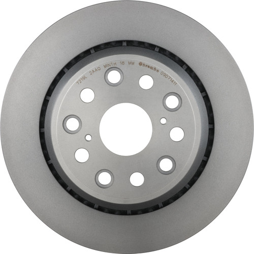 Premium Coated Vented Rear Disc Brake Rotor | BBB09.D714.11