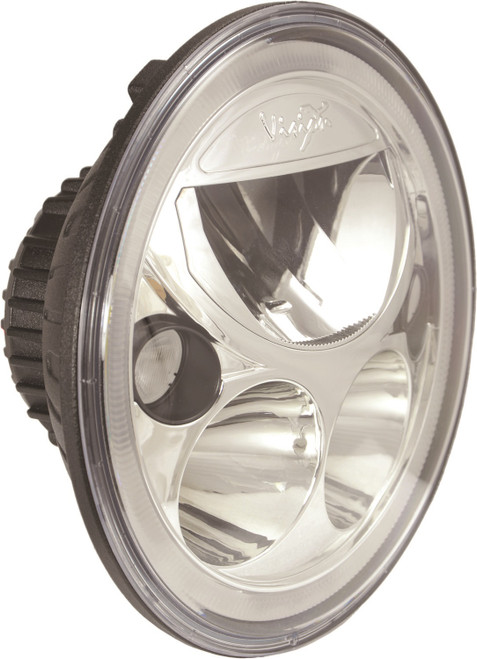 Single 7" Round Vortex LED Headlight with Low-High-Halo | VMS9891217