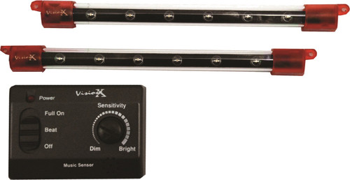 6" Twin Pack LED Bars Red | VMS4005129