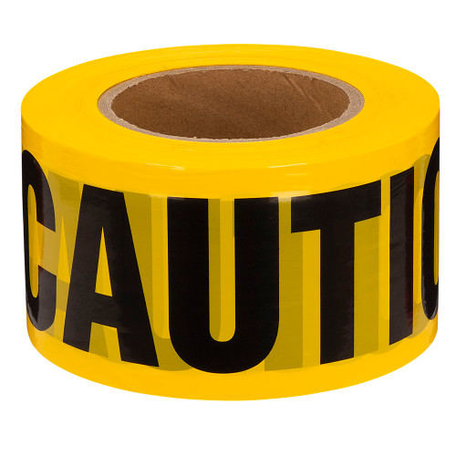 "Caution Tape" - Yellow - 0.03 mm - 1000'/304.8 m | SWXV6310540-O/S