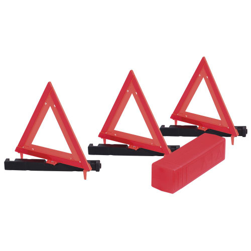 Safety Warning Triangle - 3 pk - Red/Orange - 17.3"/44 cm | SWXV6301150-O/S
