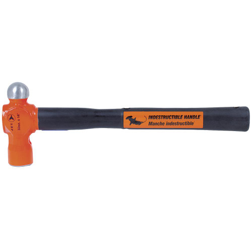 Indestructible Handle Ball Pein Hammer - Super Heavy Duty - 32 oz x 14" | SWX740175