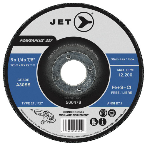 A30SS PowerPlus SST T27 Grinding Disc - 7" x 1/4" x 7/8 " | SWX500488