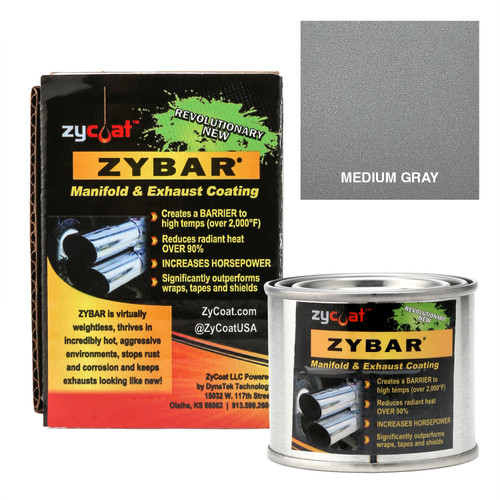 ZyBar Cast - Medium Grey high temperature thermal coating - 118mL Bottle | HSM12004