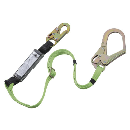 Shock Absorbing Lanyard - SP - Single Leg - Snap & Form Hooks - 6' (1.8 m) - Adjustable - 110 – 220 lb Capacity | SWXV8104626A