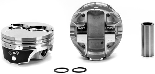 ICON Forged Piston - Chry 408 Rod 6.123 Step Dish +27cc 2V | UEMIC983.030