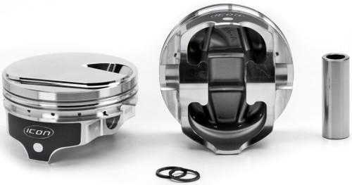 ICON Forged Piston - Chevy 540 Rod 6.385 cc Solid Dome -10cc 1V | UEMIC814.004