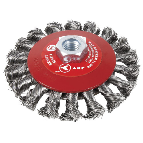 5 x 5/8-11NC Knot Twisted Conical (Bevel) Brush - High Performance | SWX554311
