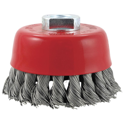 3-1/2 x 5/8-11NC Knot Twisted Cup Brush - High Performance | SWX554207
