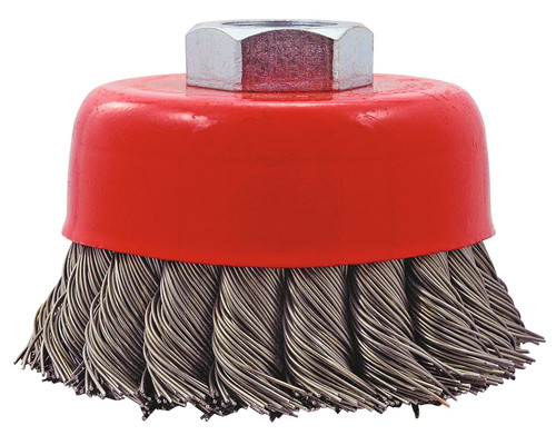 3 x 5/8-11NC Knot Twisted Cup Brush - High Performance | SWX554203
