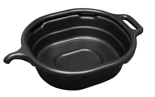Oval Fluid Drain Pan, Black, 17L | 30417972