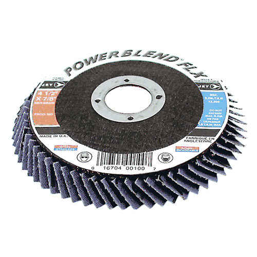 Z120 PowerBlend FLX Flexible Zirconia Flap Disc - 4-1/2" x 7/8" | SWX503319