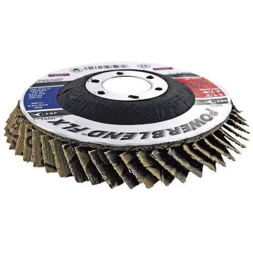 Z40 PowerBlend FLX Flexible Zirconia Flap Disc - 4-1/2" x 7/8" | SWX503313