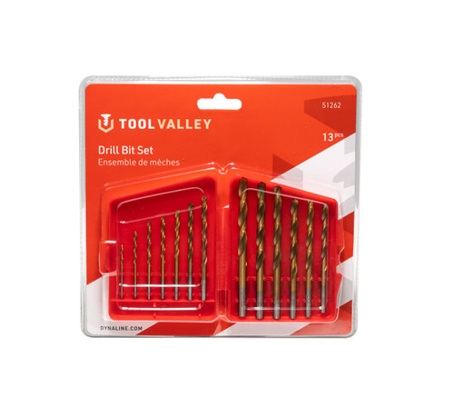 Drill Bit Set, 13 Pcs - Red Table | TCT51262