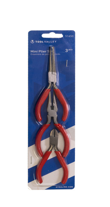 Mini Plier Set, 3 Pcs - Blue Table | TCT51650