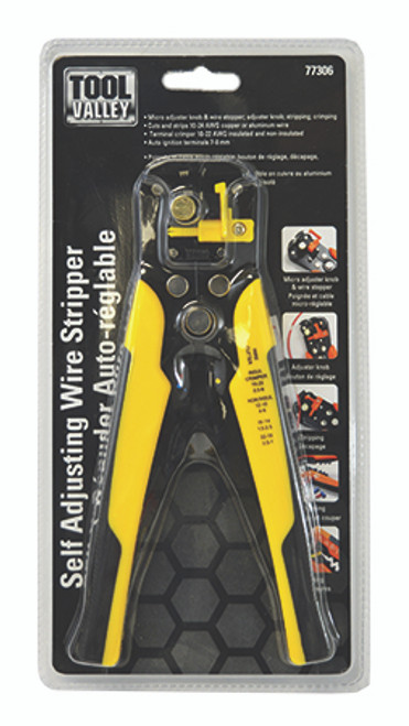 Self Adjusting Wire Stripper Pro Tool - Black Table | TCT77306