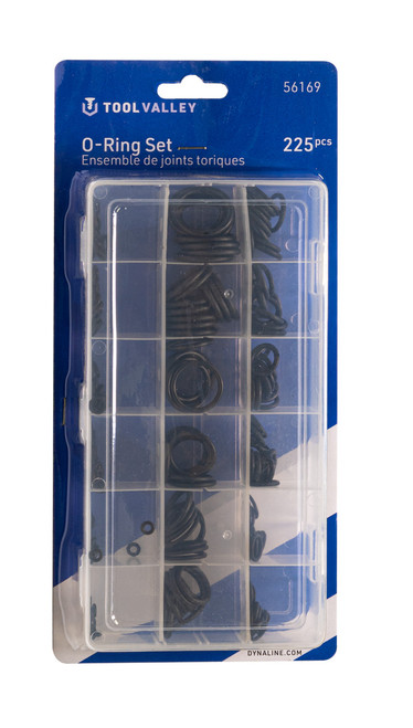O-Ring Set, 225 Pcs - Blue Table | TCT56169