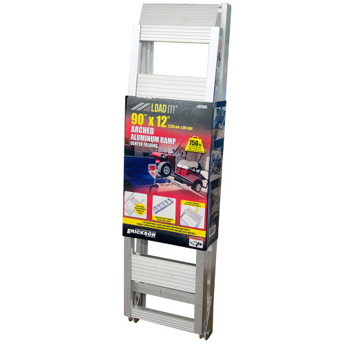12" X 90" Folding Arched Aluminum Ramp 750 Lb " Load It" | 35407441