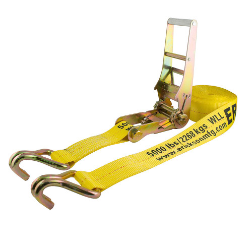 3"X30' 15,000 Lb Ratchet Strap W/ Dbl J Hks Bulk | 35458515